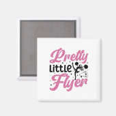Cheer Cheerleading Hübsche Kleine Fliegerin _3  Magnet (Vorderseite/Rückseite)