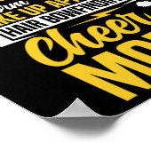 Cheer Cheerleading Mama Mutter Ich Bin Ein Foto Ma Poster (Ecke)