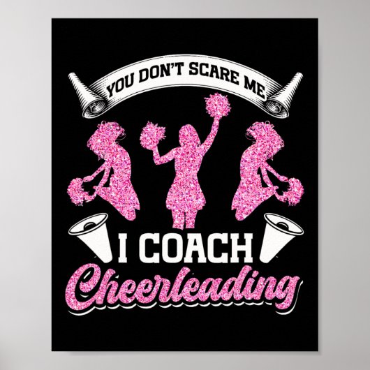 Cheer Cheerleading-Trainer Du schüchterst mich nic Poster (Vorne)