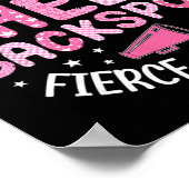 Cheer Ckspot Furchtlos Fokussiert Fierce Cheerlead Poster (Ecke)