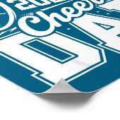 Cheer Class Senior 2026 Proud 2026 Dad Cheerleader Poster (Ecke)