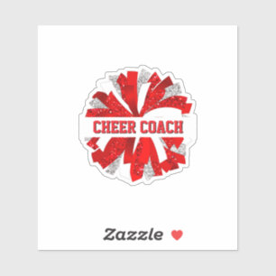 Cheer Coach Aufkleber