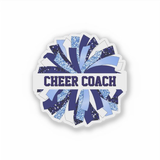 Cheer Coach Aufkleber (Vorderseite)