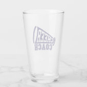 Cheer Coach Beer Glas (Rückseite)