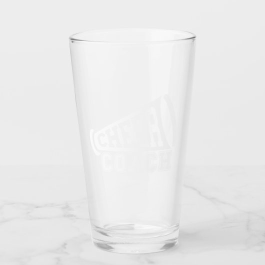 Cheer Coach Beer Glas (Vorderseite)