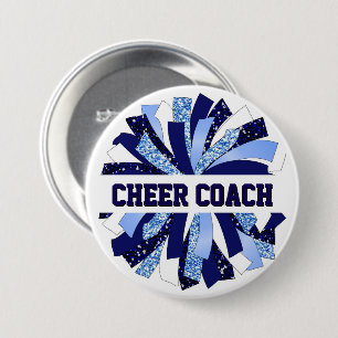 Cheer Coach Button Button