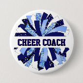 Cheer Coach Button Button (Vorderseite)