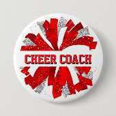 Cheer Coach Button Button (Vorderseite)