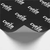 Cheer Coach Cheerleader Sport Turnen Geschenkpapier (Ecke)