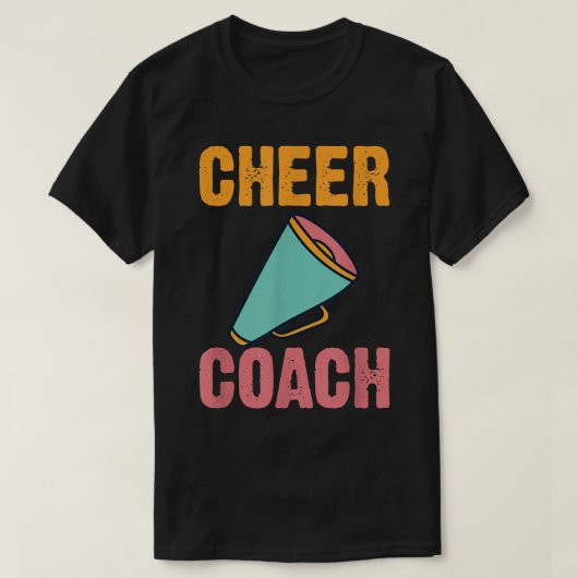 Cheer Coach Cheerleader T-Shirt (Design vorne)