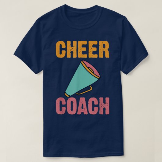 Cheer Coach Cheerleader T-Shirt (Design vorne)