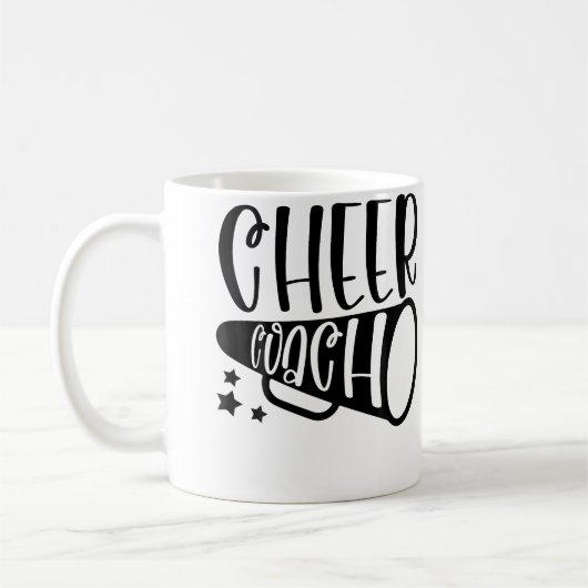 Cheer Coach Cheerleading Coach Kaffeetasse (Links)