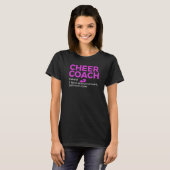 Cheer Coach Definition Chereleader T-Shirt (Vorne ganz)
