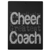 Cheer Coach Extraordinator Klemmbrett (Rückseite)