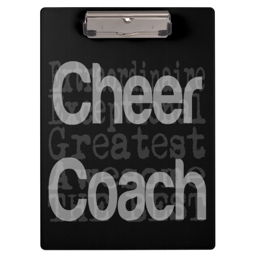 Cheer Coach Extraordinator Klemmbrett (Vorderseite)