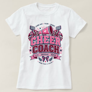 Cheer Coach führt an, feuert an und inspiriert Tea T-Shirt