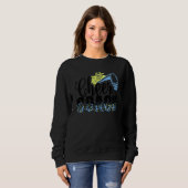 Cheer Coach Leopard Cheerleader Props Niedlich Che Sweatshirt (Vorne ganz)