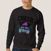 Cheer Coach Leopard Cheerleading Cute Cheer For Co Sweatshirt (Vorderseite)
