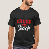 Cheer Coach Megaphone Cheerleader Coach T-Shirt (Vorderseite)
