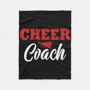 Cheer Coach Megaphone Cheerleading-Trainer Fleecedecke