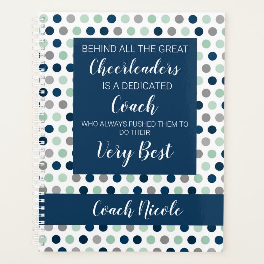 Cheer Coach Planner Planer (Vorderseite)