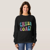 Cheer Coach Retro Best Cheer Coach Ever Cheerleade Sweatshirt (Vorne ganz)