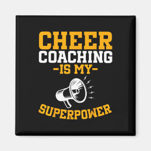 Cheer-Coaching ist meine Superkraft - Cheerleader Magnet
