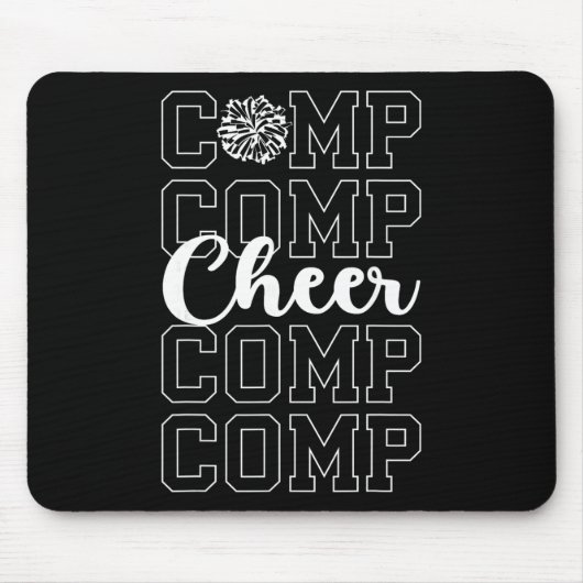 Cheer Comp Day Cheerleading Competition Day Cheerl Mousepad (Vorne)