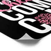 Cheer Comp Day Cheerleading Competition Day Cheerl Poster (Ecke)
