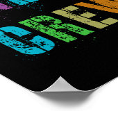Cheer Crew Cheerleading-Team Schulcheerleader Grup Poster (Ecke)