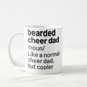 Cheer Dad Bearded Definition Cheerleading Funny Kaffeetasse (Links)
