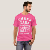 Cheer Dad Cheerleader Dad Cheerleading Competition T-Shirt (Vorne ganz)