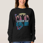 Cheer Dad Cheerleader Retro Cheeerleading Sweatshirt (Vorderseite)