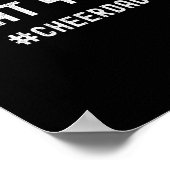 Cheer Dad Cheerleading 401k Poster (Ecke)