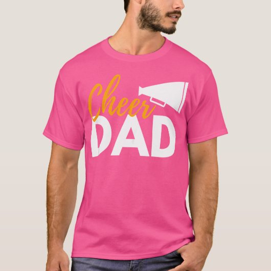 Cheer Dad Cheerleading Cheerleader Dad Cheer Compe T-Shirt (Vorderseite)
