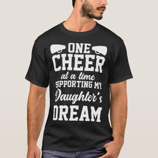 Cheer Dad Cheerleading Cheerleader Support Daughte T-Shirt (Vorderseite)