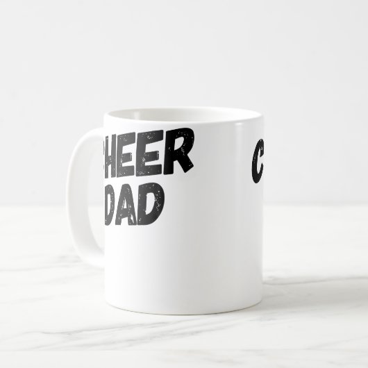 Cheer Dad Cheerleading Kaffeetasse (Vorderseite Links)