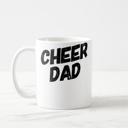 Cheer Dad Cheerleading Kaffeetasse (Links)