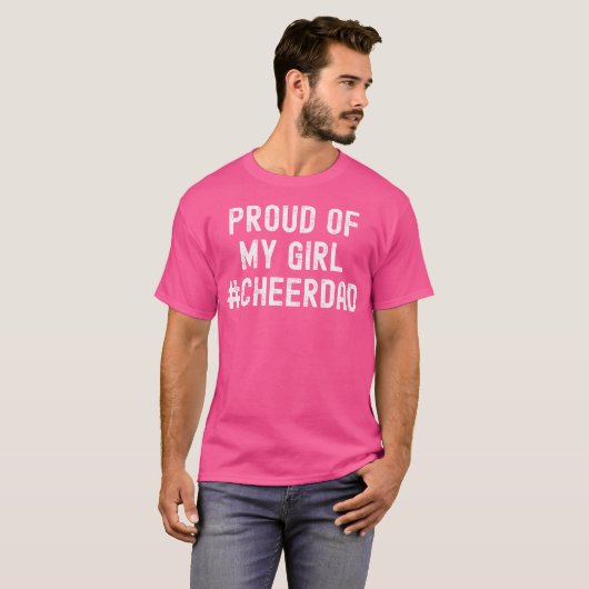 Cheer Dad Cheerleading T-Shirt (Vorne ganz)