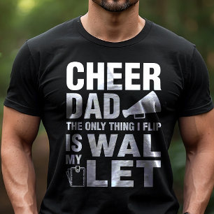 Cheer Dad Das Einzige Was Ich Umdrehe Ist Mein Por Tri-Blend Shirt