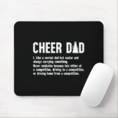 Cheer Dad Definition Vater eines Cheerleaders Vate Mousepad (Mit Mouse)