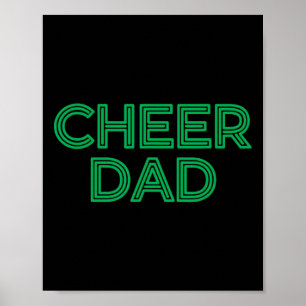 Cheer Dad Grün Cheerleading _1 Poster