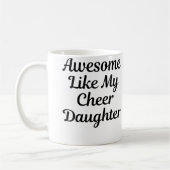 Cheer Dad Mom Cheerleading Kaffeetasse (Links)