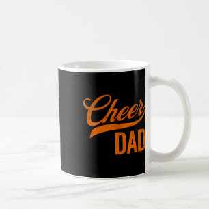 Cheer Dad Orange Cheerleading passende Eltern Kaffeetasse