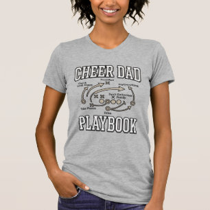 Cheer Dad Playbook Vintage Vector Shirt Design_1