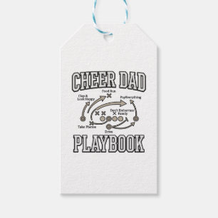 Cheer Dad Playbook Vintage Vector Shirt Design_1 Geschenkanhänger