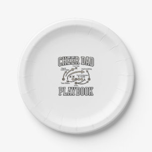 Cheer Dad Playbook Vintage Vector Shirt Design_1 Pappteller