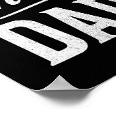 Cheer Dad Royal Blau Cheerleading _2 Poster (Ecke)