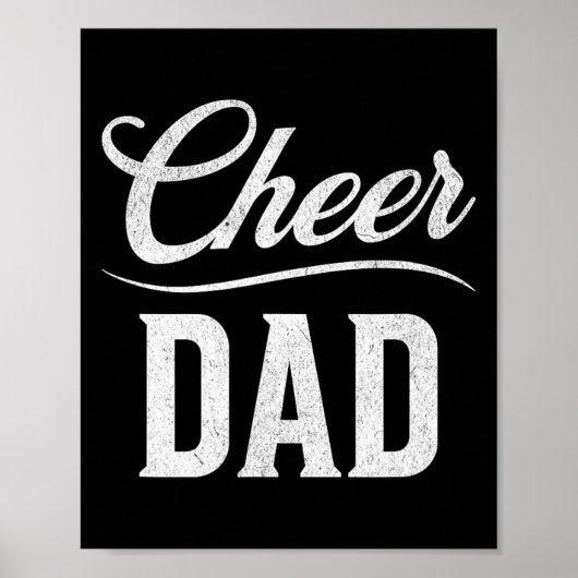 Cheer Dad Royal Blau Cheerleading _2 Poster (Vorne)
