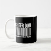 Cheer Dad Scan For Payment Cheerleading  Kaffeetasse (Links)